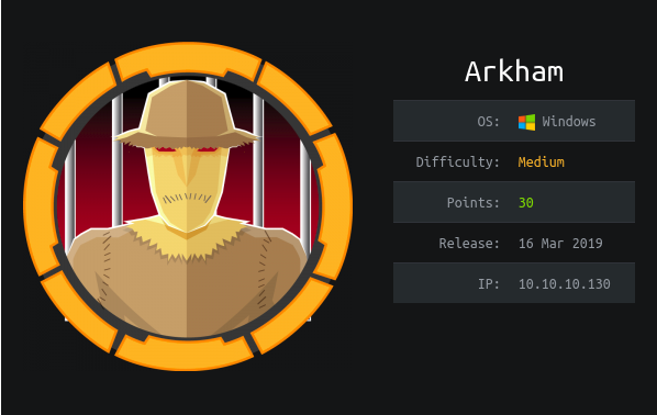 HackTheBox - Arkham thumbnail