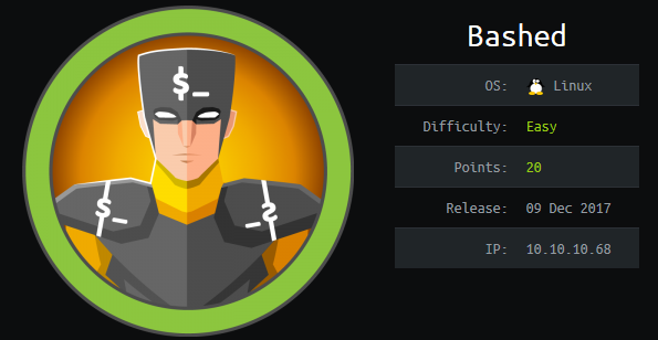 HackTheBox - Bashed thumbnail