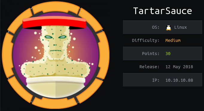 HackTheBox - TartarSauce thumbnail