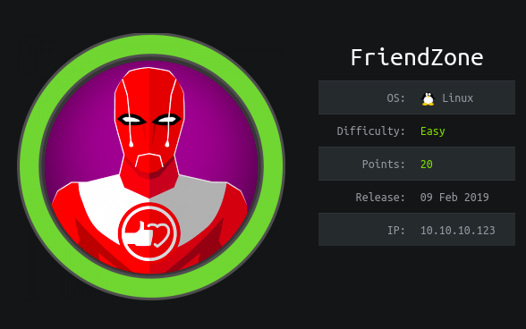 HackTheBox - FriendZone thumbnail